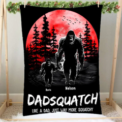 Dadsquatch, comme un papa, juste beaucoup plus squatchy - Couverture personnalisée 