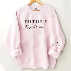 Sweat-shirt Future Mrs personnalisé, chemise de fiancé personnalisée, chemise de mariée personnalisée, chemise I Said Yes, chemise Future Wifey, cadeau de douche nuptiale