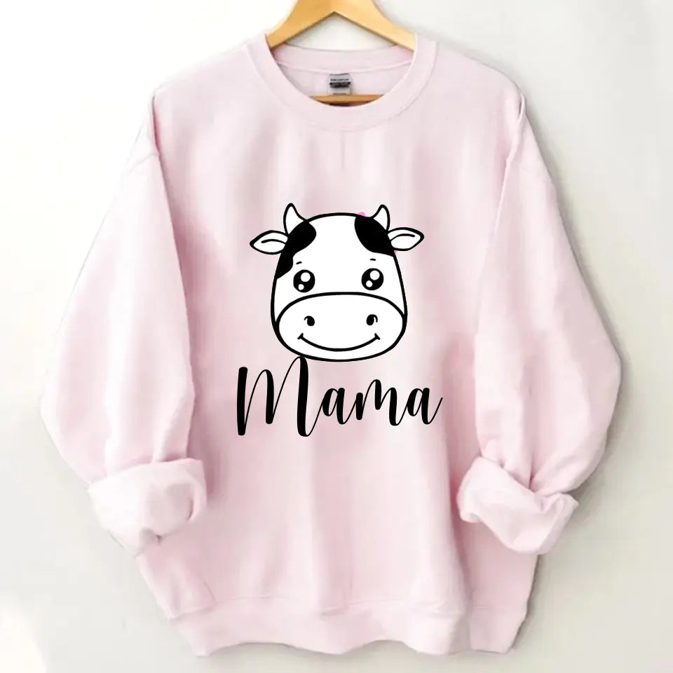 Personalized cow clothing for parents and children