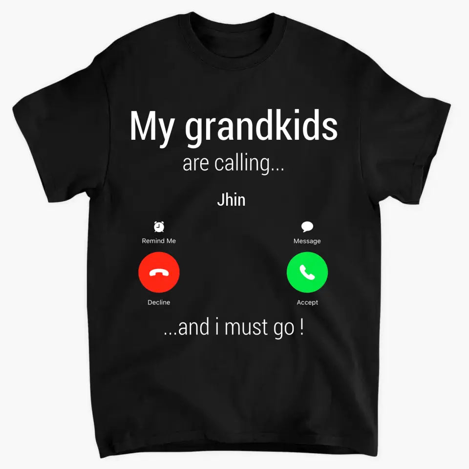 Personalized grandma kid printed clothing