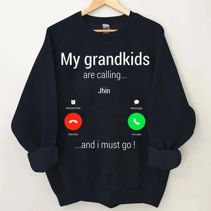 Personalized grandma kid printed clothing