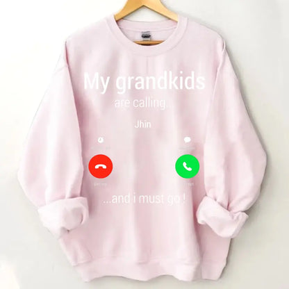 Personalized grandma kid printed clothing