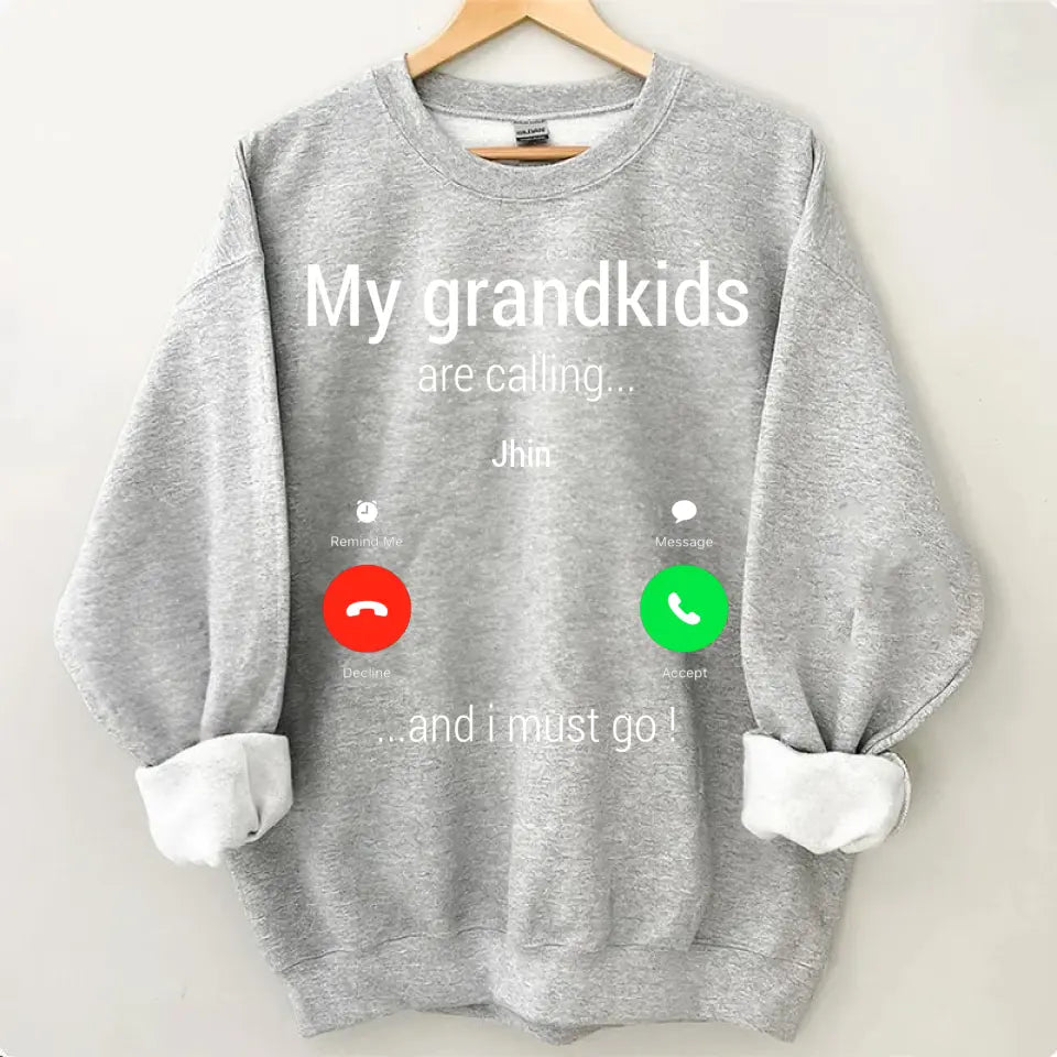 Personalized grandma kid printed clothing
