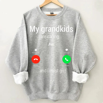 Personalized grandma kid printed clothing