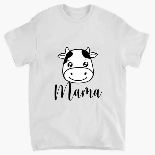 Personalized cow clothing for parents and children
