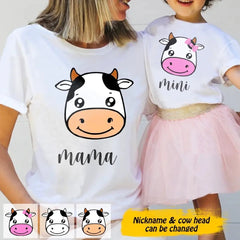 Vêtements de vache personnalisés pour parents et enfants