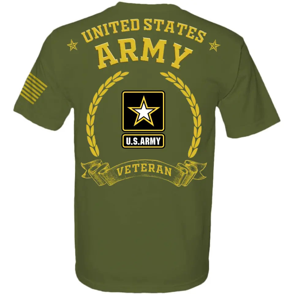Military Custom Division - Veterans Personalized Shirt - Veterans Day Gifts for Dad and Grandpa