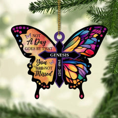 Forever In My Heart - Ornement personnalisé personnalisé Suncatcher Layer Mix - Cadeau commémoratif pour la famille, les membres de la famille