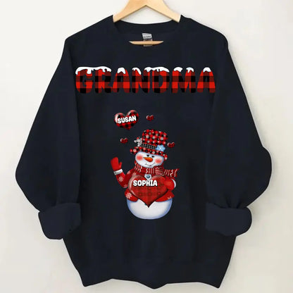 Personalized grandma Xue Xinxin and child’s name Christmas gift printed clothes
