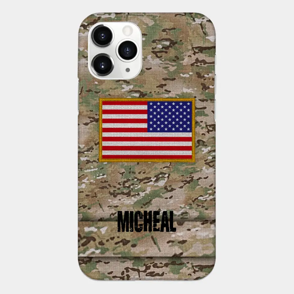 Personalized U.S Soldier Phone Case