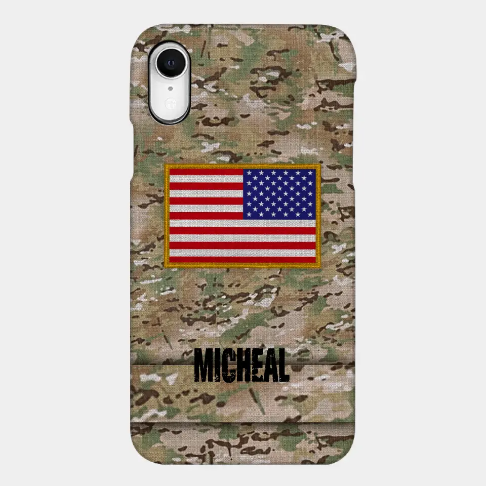 Personalized U.S Soldier Phone Case