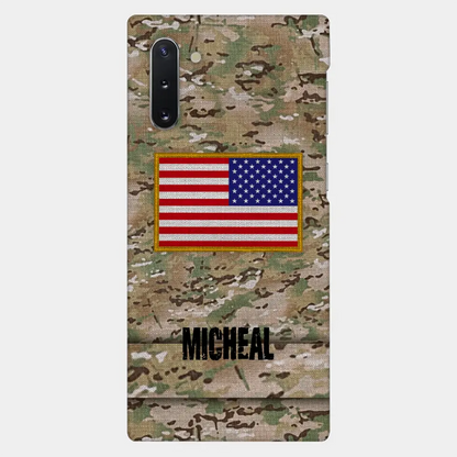 Personalized U.S Soldier Phone Case