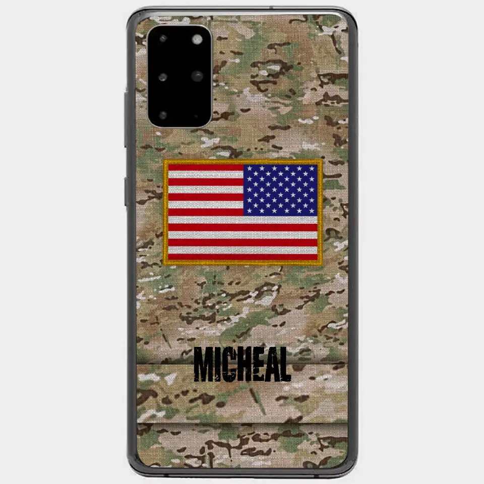 Personalized U.S Soldier Phone Case