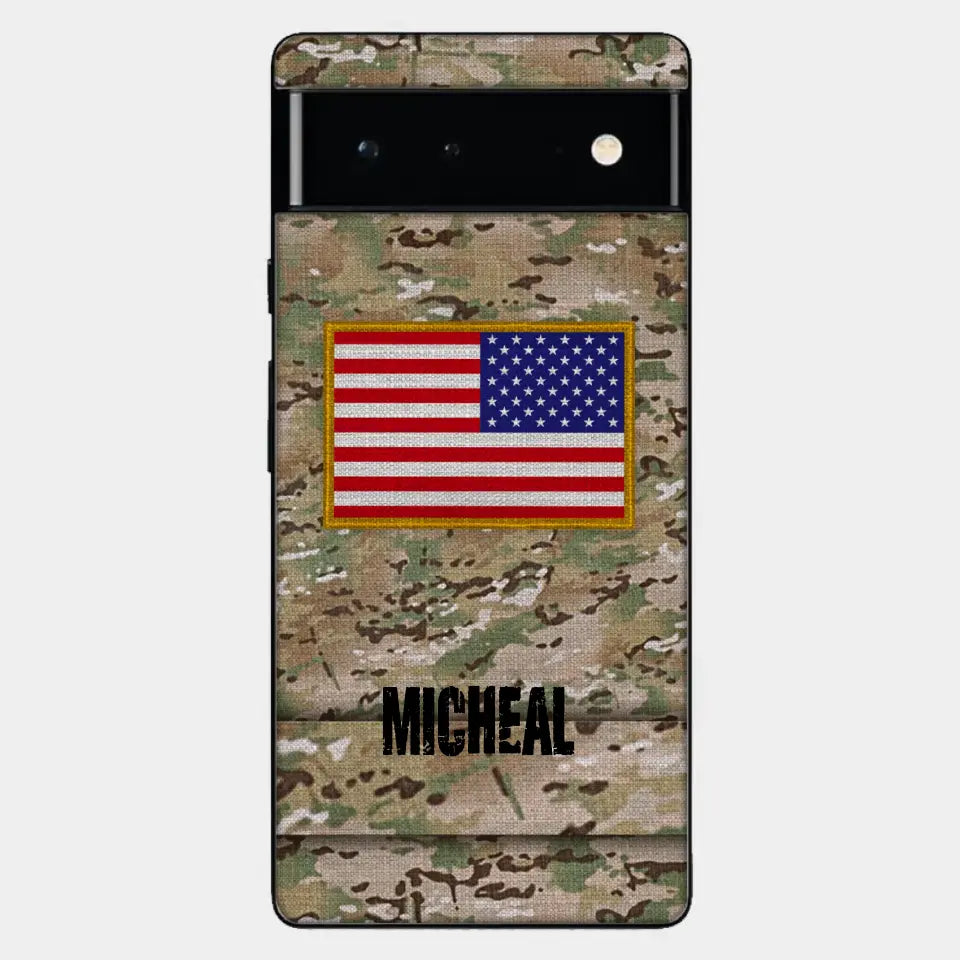 Personalized U.S Soldier Phone Case