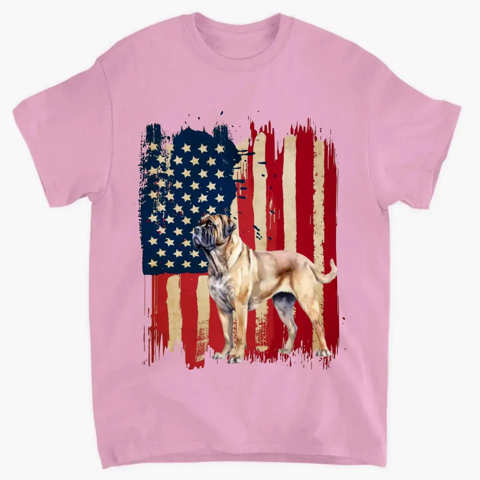 Personalized dog flag printed clothing gifts for dog lovers
