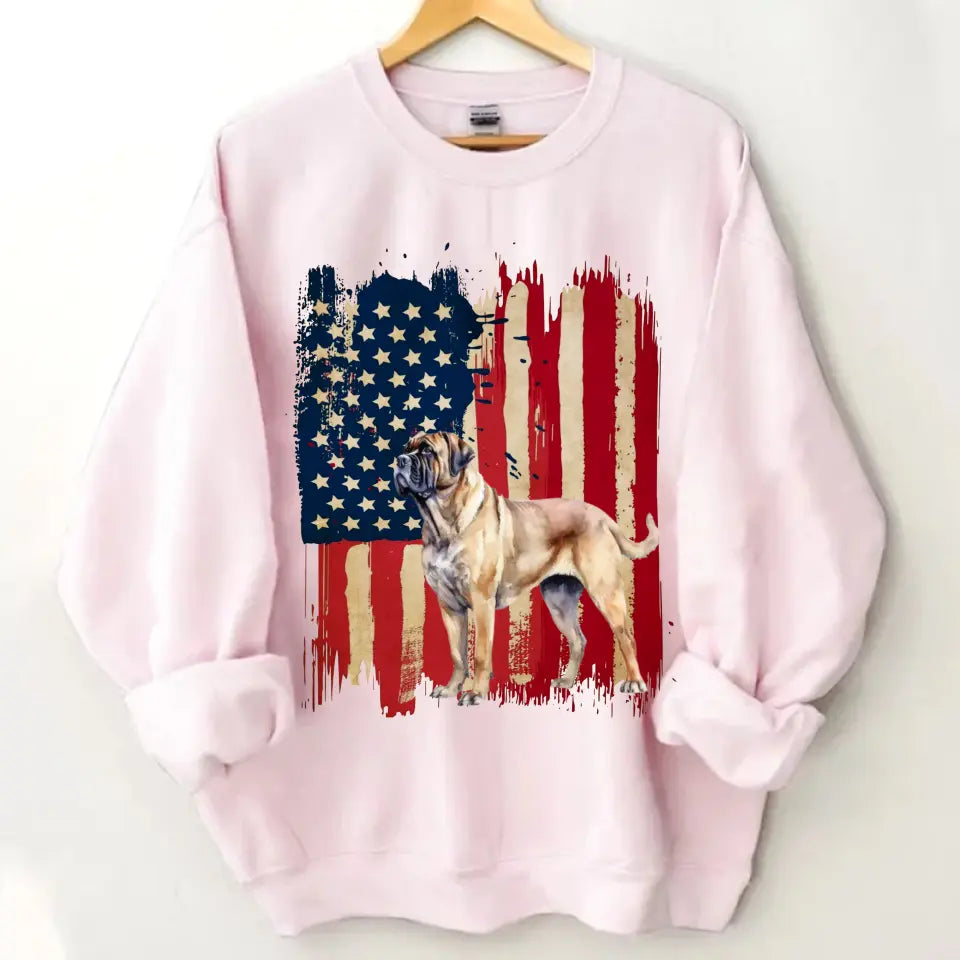 Personalized dog flag printed clothing gifts for dog lovers