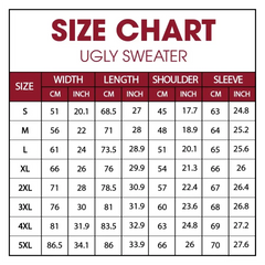 Sh*tter’s Full Ugly Christmas Sweater - Pull en laine personnalisé, sweat-shirt all-over-print