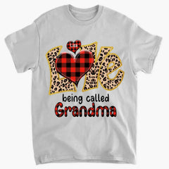 Vêtements imprimés Love Called Granny personnalisés