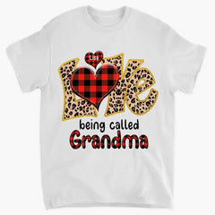 Vêtements imprimés Love Called Granny personnalisés