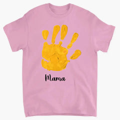 T-SHIRT PERSONNALISÉ MAIN DE GRAND-MÈRE FEMME OU ENFANT