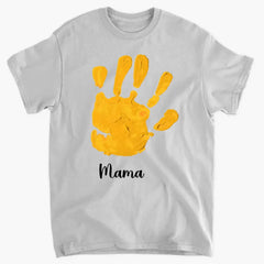 T-SHIRT PERSONNALISÉ MAIN DE GRAND-MÈRE FEMME OU ENFANT