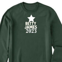 Notre arbre de Noël familial 2023 - Sweat-shirt personnalisé