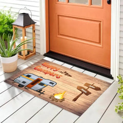 RVs Happy Campers - Personalized Doormat, Doormat Gift For Camping