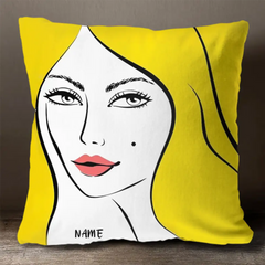 Customize a beautiful throw pillow for your granddaughter or daughter