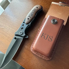 CUSTOM POCKET KNIFE - Personalized Knife - Anniversary Gift - Knife Engraving - Wedding Knife - Custom Knife - Gift For Husband, Dad, Him