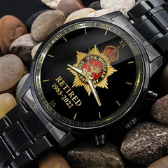 Personalized Retired British Police Custom Time Watch Printed