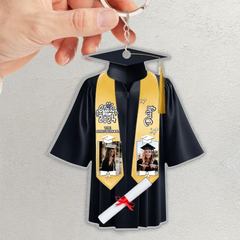 Custom Personalized Graduation Acrylic Keychain - Gift Idea for Graduation