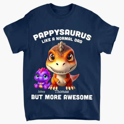 3D Grandpasarus - Personalized Custom T-shirt - Father's Day Gift For Dad