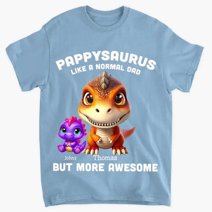 3D Grandpasarus - Personalized Custom T-shirt - Father's Day Gift For Dad