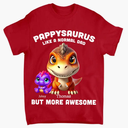 3D Grandpasarus - Personalized Custom T-shirt - Father's Day Gift For Dad