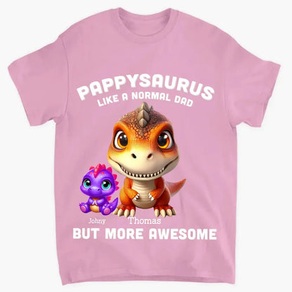 3D Grandpasarus - Personalized Custom T-shirt - Father's Day Gift For Dad