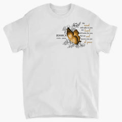 Custom Personalized Memorial Butterfly Shirt/Hoodie - Memorial Gift Idea for Mother's Day/Father's Day - My Mind Still Talks To You