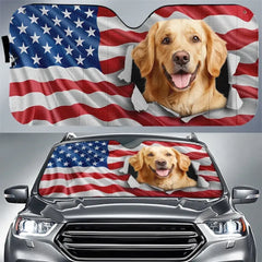 Custom Photo Let Adventures Fill Your Soul - Dog & Cat Personalized Custom Auto Windshield Sunshade, Car Window Protector - Gift For Pet Owners, Pet Lovers