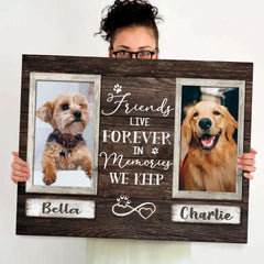 Pet Memorial Gifts, Sympathy Gifts For Pet Loss, Double Picture Frame