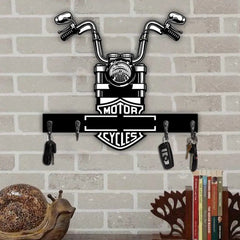 Motorcycle Gift: Custom Key Rack, Personalized For Bikers