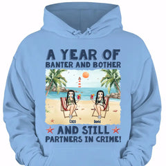 Still Partners In Crime - Personalized Couple Matching Back Printed Shirts