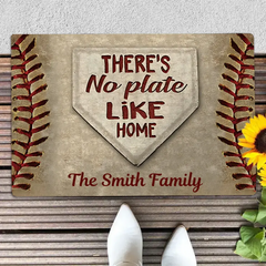 Personalized Baseball Doormat - Perfect Gift For Baseball Players