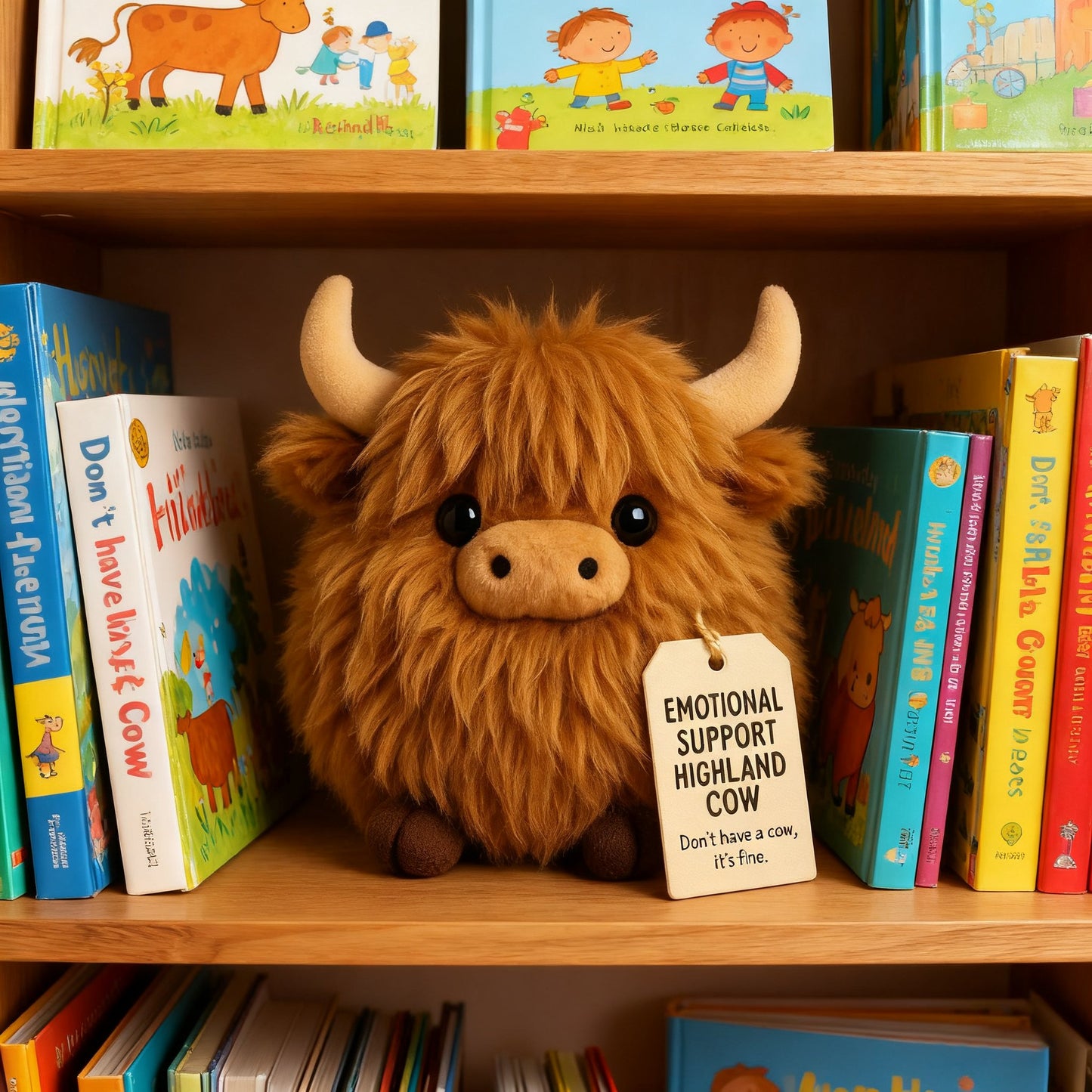 Emotional Support Highland Cow Plush