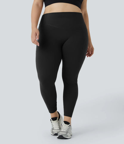 High Waisted Tummy Control Shaping Training Leggings Plus size