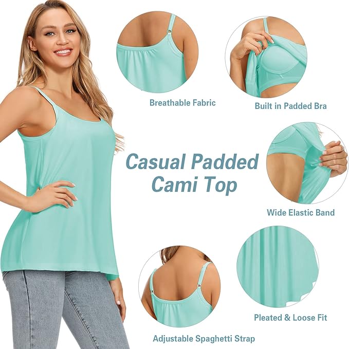Loose-fitting Tank Top With Built-in Bra
