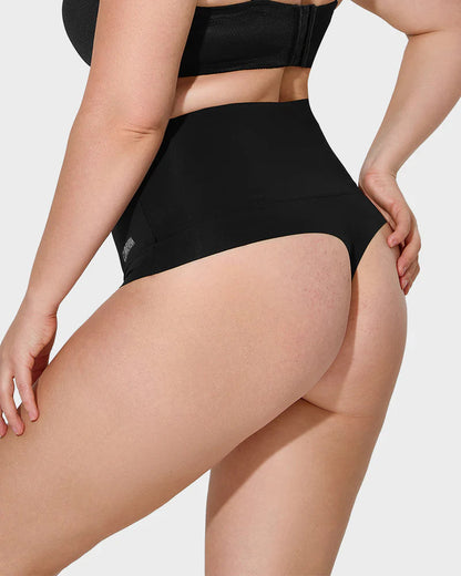 High-Rise Seamless Thong Panty(4 Pack)