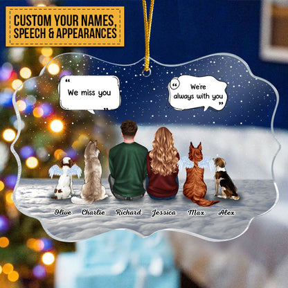 Personalized Ornament - Gift For Pet Loss Owners, Dog Mom, Dog Dad, Dog Lover