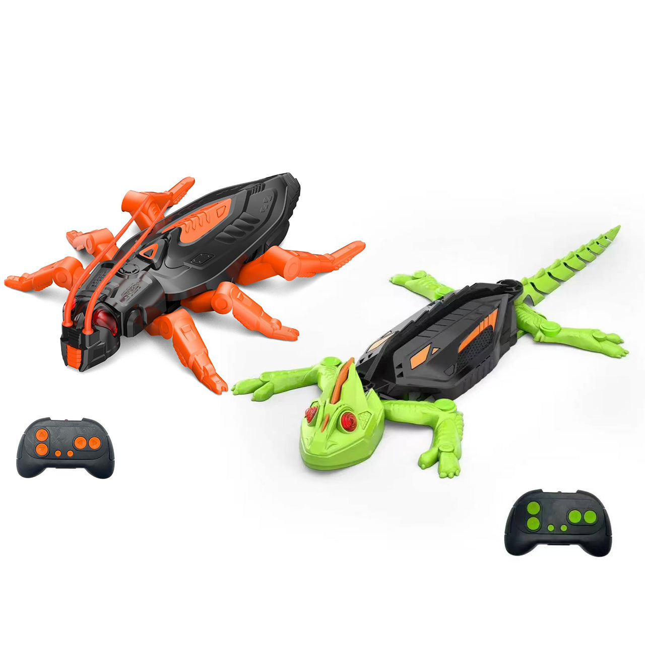 Wall Crawler Gecko - LED RC Toy for Indoor Family Fun & Prank Gifts