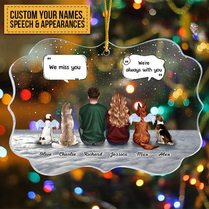 Personalized Ornament - Gift For Pet Loss Owners, Dog Mom, Dog Dad, Dog Lover