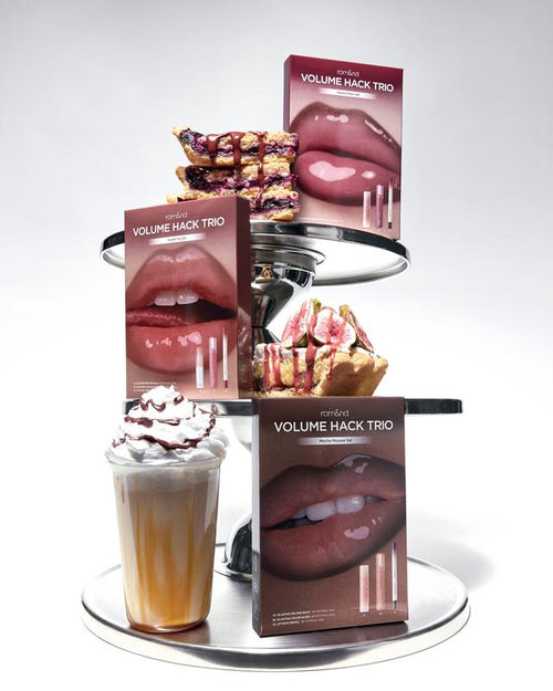 rom&nd LIP VOLUME HACK TRIO (3 Shades, Lip Mate Pencil & Melting Balm & Color Gloss)