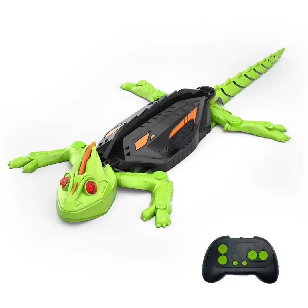 Wall Crawler Gecko - LED RC Toy for Indoor Family Fun & Prank Gifts